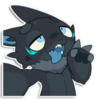 😜 623ad543 Katze, Fell, Tier, Cartoon, Süß, Zunge telegram sticker
