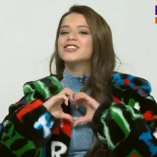 ❤ 2072cd64 ハート, 愛, かわいい, 幸せ, 笑顔, 女の子 telegram sticker