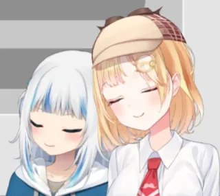 🔱 8436b023 anime, cute, kawaii, vtuber, friends whatsapp sticker