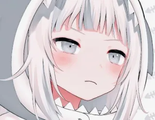 💎 6a04795a Gawr Gura 애니메이션, VTuber, 상어, 귀여운, 가우르 구라 telegram sticker