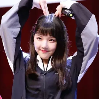 💜 7851760c ragazza, idol, coreana, cantante, carina, cuore telegram sticker