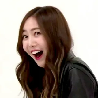 😀 b8bd01ab donna, felice, sorridente, eccitata, ritratto, persona telegram sticker