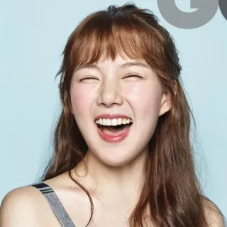 😆 f29ac5b3 donna, ritratto, sorriso, felice, ridere, persona telegram sticker