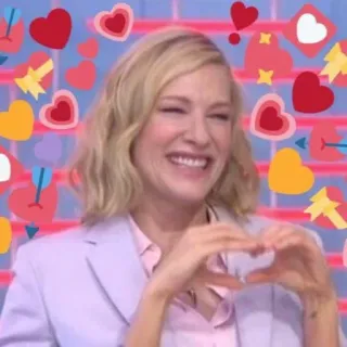 🏳‍🌈 2cb3c8e7 cuori, donna, amore, sorriso, persona telegram sticker