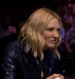 🏳‍🌈 2e5765be Cate Blanchett celebrità, donna, attore, persona, capelli biondi telegram sticker