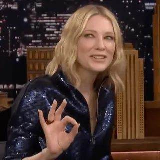 Cate Blanchett By @OWllAX telegram stickers