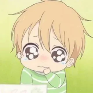 🅿 a2842193 Anime, Khóc, Buồn, Em bé, Nước mắt, Phim hoạt hình whatsapp sticker