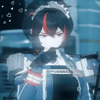 🎲 7113dc84 Anime, Cyberpunk, Femme, Intelligence artificielle, Futur, Épée telegram sticker