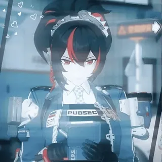 🎲 eeb12c32 PUBSEC Anime, Personnage, Arme, Police telegram sticker