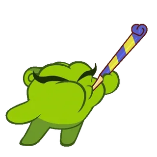 🥳 3a111239 fête, célébration, animal, dessin animé, mignon, amusant whatsapp sticker