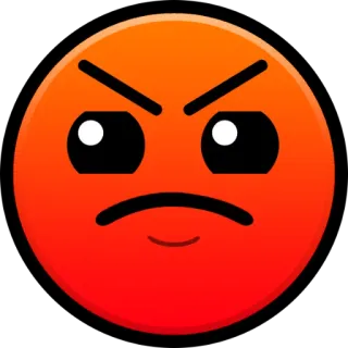 😡 08cde8b5 生气, 表情符号, 脸, 红色 whatsapp sticker