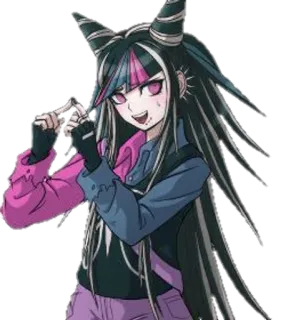 😳 2142a08d Ibuki Mioda Danganronpa Anime, Videospiel, Charakter, Ibuki Mioda, Danganronpa telegram sticker