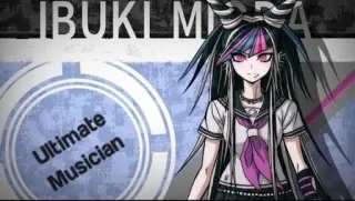 🌟 7cb624f9 Ibuki Mioda IBUKI MIODA, Ultimate Musician Anime, Charakter, Musiker, Danganronpa telegram sticker