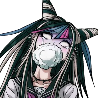 😱 bdb942ad Ibuki Mioda Danganronpa Anime, Danganronpa, Ibuki Mioda, Charakter, Mädchen telegram sticker