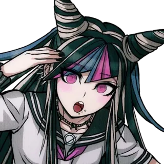😲 f02712a6 Ibuki Mioda Danganronpa Anime, Charakter, Danganronpa, Ibuki Mioda, Illustration telegram sticker