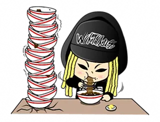 G-Dragon telegram stickers