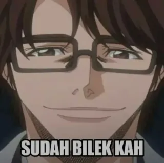 🥶 8b499fb6 SUDAH BILEK KAH Meme, Anime, Sorrisetto, Testo telegram sticker