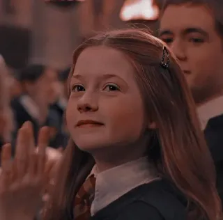 💗 b844c178 Ginny Weasley Harry Potter Ginny Weasley, Harry Potter, mago, magia, capelli rossi, scuola telegram sticker