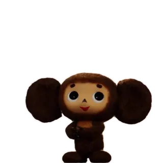 😋 08f25b1d Cheburashka Czeburaszka, kreskówka, zwierzę, postać, przyjazny telegram sticker