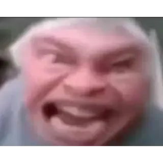 🤪 46a84e4a anger, face, meme telegram sticker