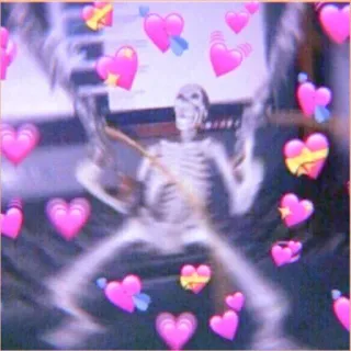 Mr. skeleton @CHUWPACUPS whatsapp stickers