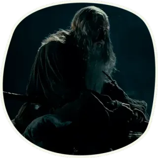😎 65e455eb Gandalf Lord of the Rings mago, magia, fantasy, Terra di Mezzo, Tolkien whatsapp sticker