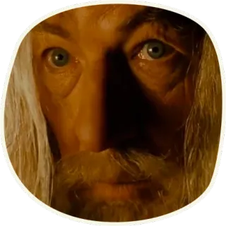 😐 797071c0 Gandalf Lord of the Rings mago, fantasy, film, magia, Terra di Mezzo whatsapp sticker