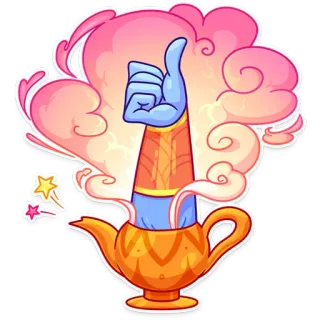 Genie-ous telegram stickers