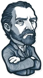 Geniuses of the past telegram stickers