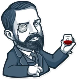 Geniuses of the past telegram stickers