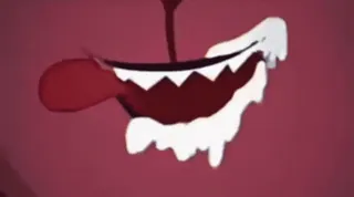 🦔 3801d264 口, 歯, 舌, 赤, 白 telegram sticker