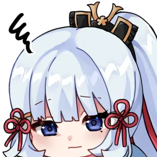 😌 4192a8fa Kamisato Ayaka Genshin Impact Anime, Manga, Sticker, Genshin Impact, Kamisato Ayaka, Jeu vidéo, Mignon telegram sticker