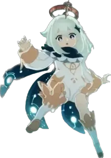 😮 82b229a6 Paimon Genshin Impact パイモン, 原神, ゲーム, キャラクター, 可愛い, アニメ telegram sticker