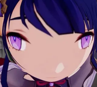 😐 5fd675e1 Raiden Shogun Genshin Impact Anime, Video game, Genshin Impact, Raiden Shogun, Personagem, Cabelo roxo telegram sticker