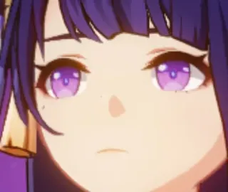 😐 83648b10 Raiden Shogun Genshin Impact Anime, Jogo, Raiden Shogun, Genshin Impact telegram sticker