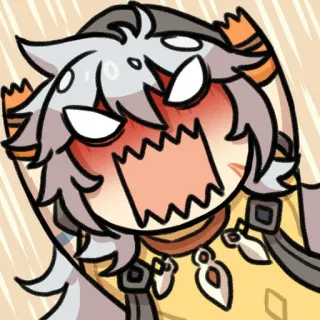 😡 0e03cebc Anime, Sticker, Enojado, Gritando, Dibujo animado, Personaje, Expresión telegram sticker