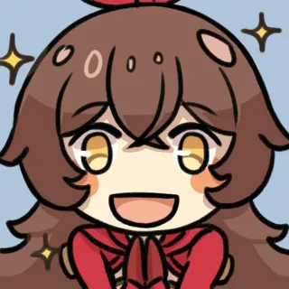 😄 26b10b74 Amber Genshin Impact Anime, Videojuego, Genshin Impact, Amber telegram sticker
