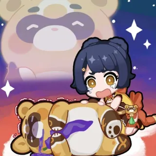 🙊 4b7db463 Xiangling Genshin Impact Anime, Llorando, Xiangling, Guoba, Genshin Impact, Triste, Juego telegram sticker