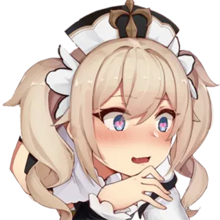 😍 5964cca8 Barbara Genshin Impact Anime, Genshin Impact, Personaje, Barbara telegram sticker