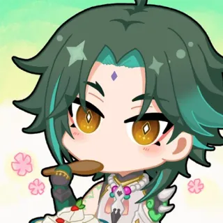 😋 6f38ba70 Xiao Genshin Impact Anime, Juego, Genshin Impact, Xiao, Chibi telegram sticker