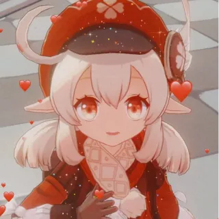 🥺 28f7b064 Klee Genshin Impact 클레, 원신, 비디오 게임 캐릭터, 귀여운, 애니메이션, 빨간색 telegram sticker