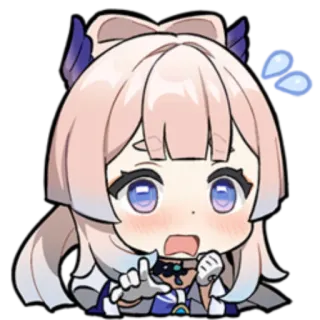 🥵 2d97fecc Sangonomiya Kokomi Genshin Impact anime, videogioco, Kokomi, Genshin Impact, carino, kawaii telegram sticker