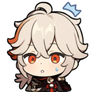 😅 50f1edc7 Kaedehara Kazuha Genshin Impact Anime, Chibi, Kazuha, Genshin Impact, Videogioco, Personaggio, Adesivo telegram sticker