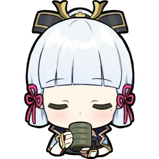 ๐ฅ 7a9f4692 Kamisato Ayaka Genshin Impact anime, cute, video game, character, genshin impact telegram sticker