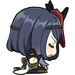 ๐ค 9ecea9a7 sticker, anime, cute, character, anime girl telegram sticker