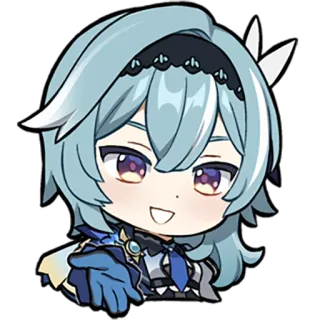 ๐ค b0eb402c Eula Genshin Impact anime, genshin impact, eula, video game telegram sticker