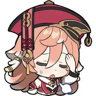 ๐ฐ eaa90601 Yanfei Genshin Impact video game, anime, character, Yanfei, Genshin Impact telegram sticker