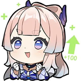 ๐ f14f8d62 +100 genshin impact, kokomi, anime, sticker, cute, video game telegram sticker