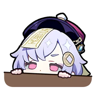 😶 6b044b02 Qiqi Genshin Impact Anime, Chica, Zombi, Videojuego, Lindo, Qiqi telegram sticker