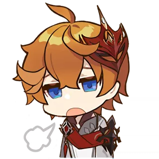 😔 dd6b60fb Tartaglia Genshin Impact Anime, Chibi, Genshin Impact, Tartaglia, Ajax telegram sticker